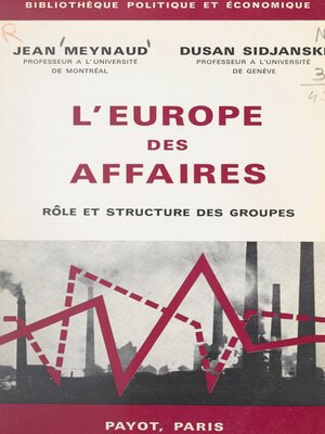 cover image of L'Europe des affaires
